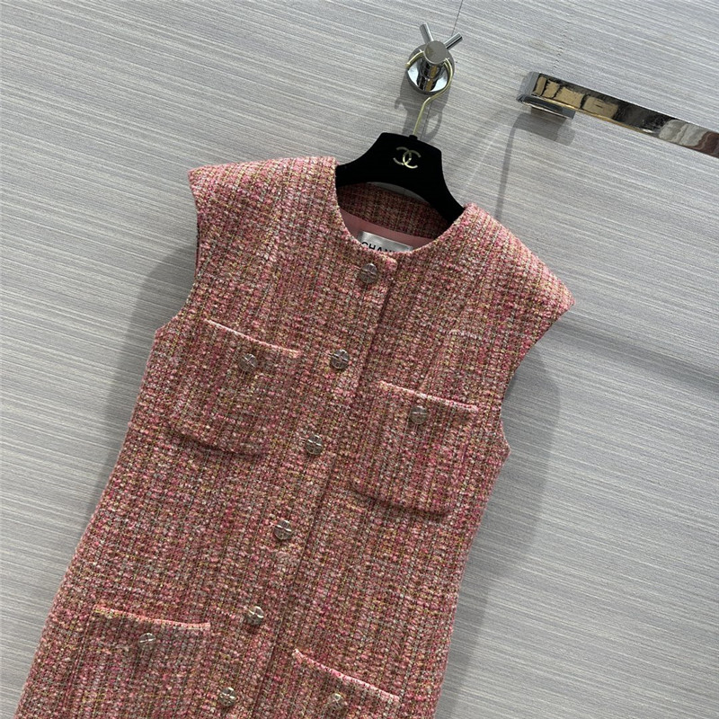 Ch**el woven tweed dress replica d&g clothing
