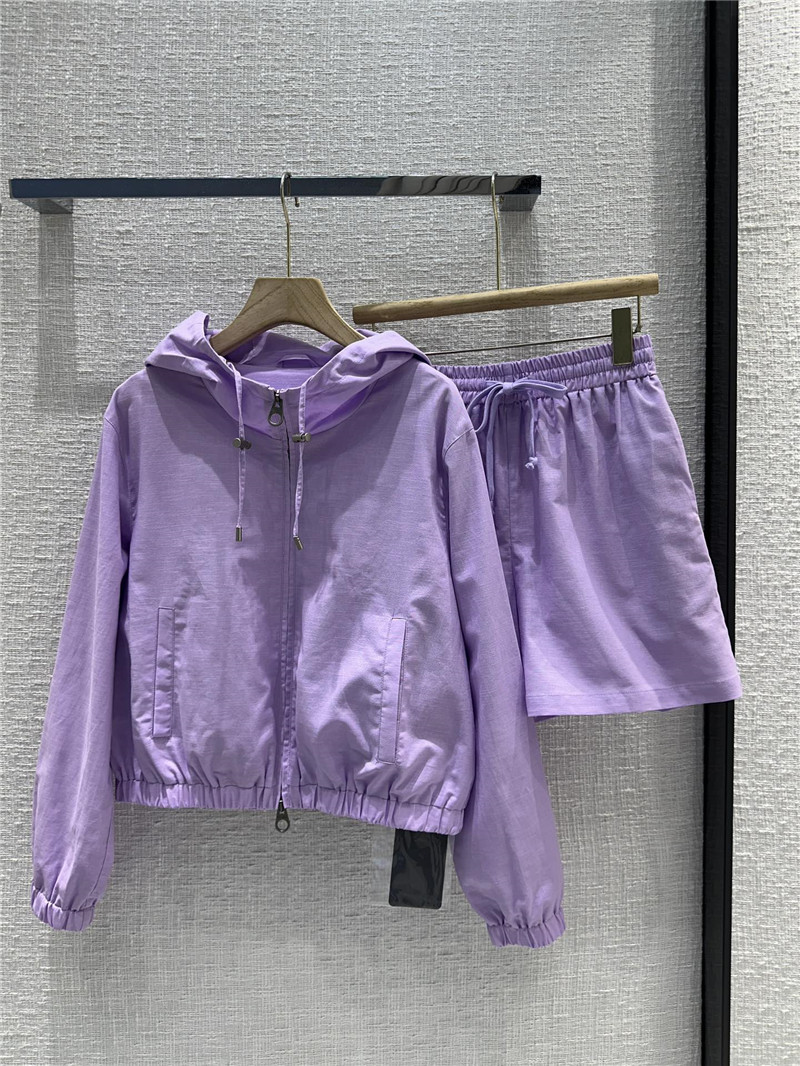 loro piana linen casual shorts suit replica clothes