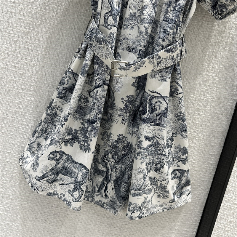 D10r one shoulder puff short sleeve dress replica clothes