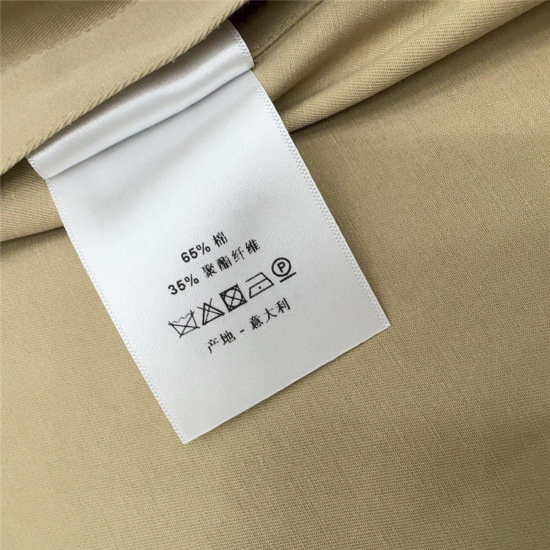 D10r small stand collar khaki long dress replica designer clothes