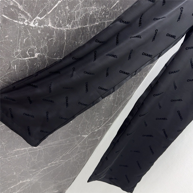 Chanel elastic waist straight pants cheap replica designer clothes