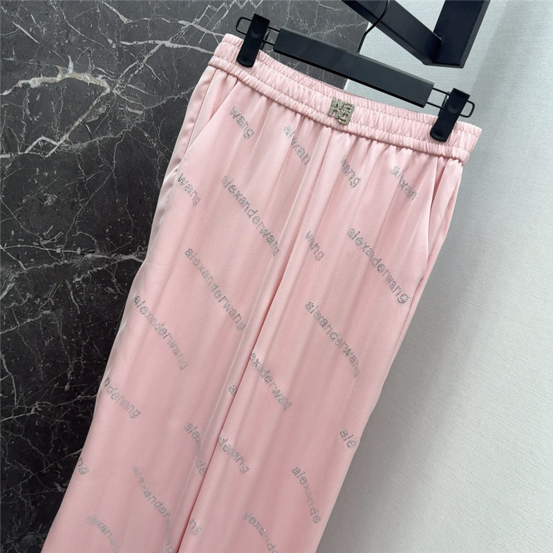 a1exa*der wang D1am0nd-embellished straight-leg pants