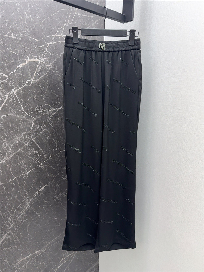 a1exa*der wang D1am0nd-embellished straight-leg pants