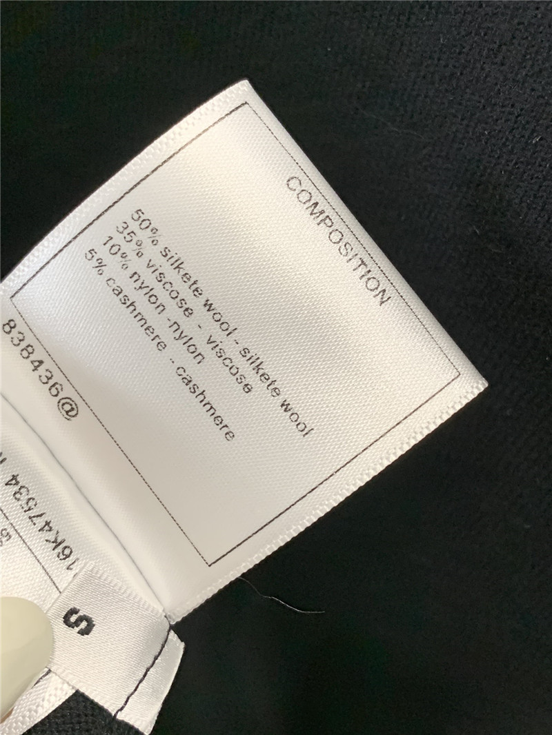 Ch**el knitted short sleeve top replica clothing