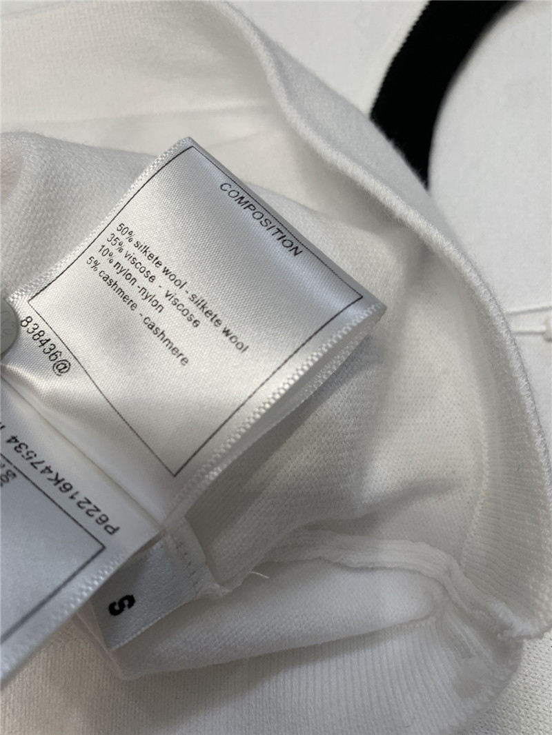 Ch**el knitted short sleeve top replica clothing