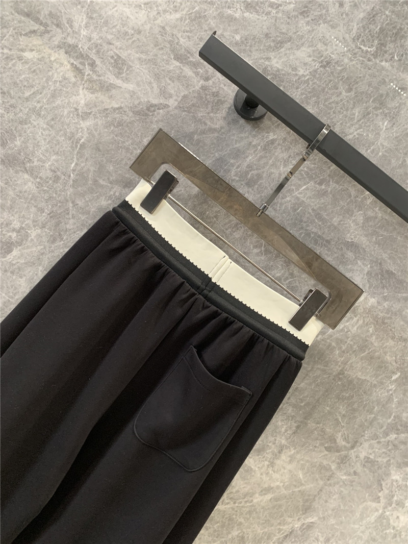 M1um1u elastic waist casual pants replicas clothes