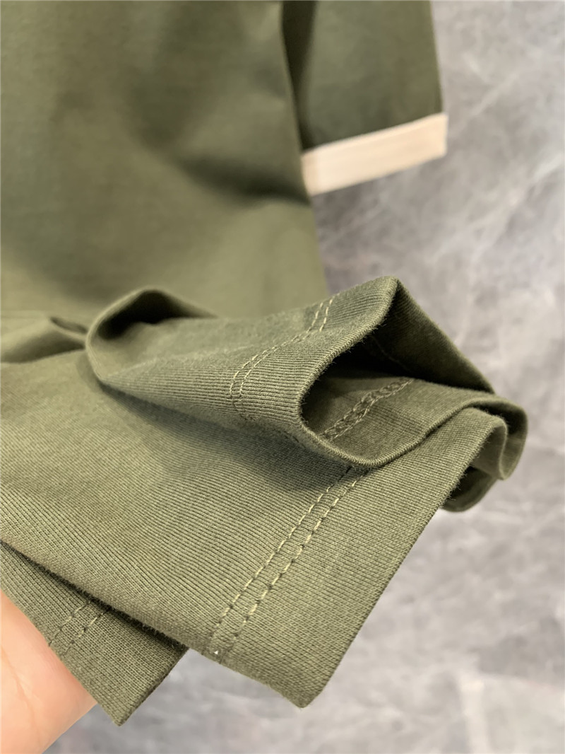 Ce1i*e flocked printed short-sleeved t-shirt replica clothes