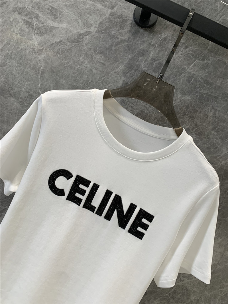 Ce1i*e round neck short sleeve t-shirt replica designer clothes