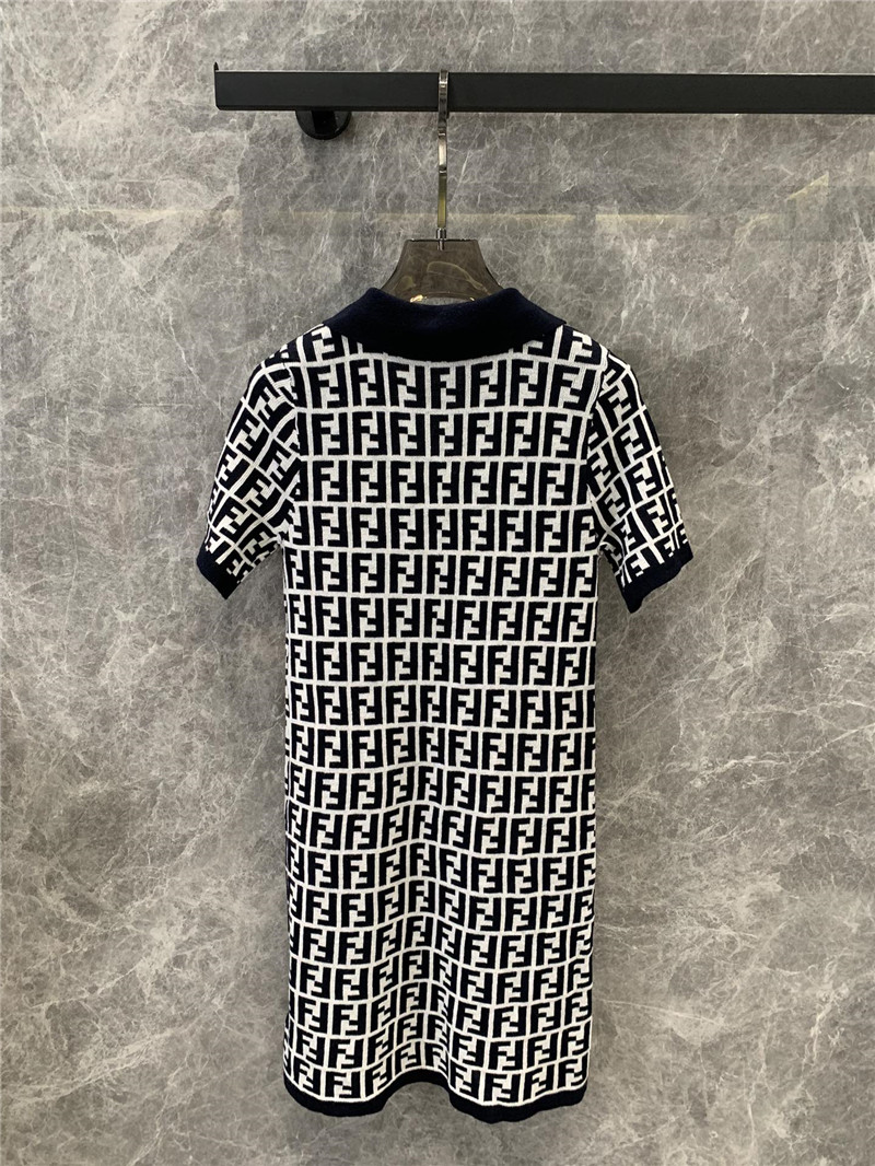 F**di presbyopic knitted short-sleeved dress replica clothing