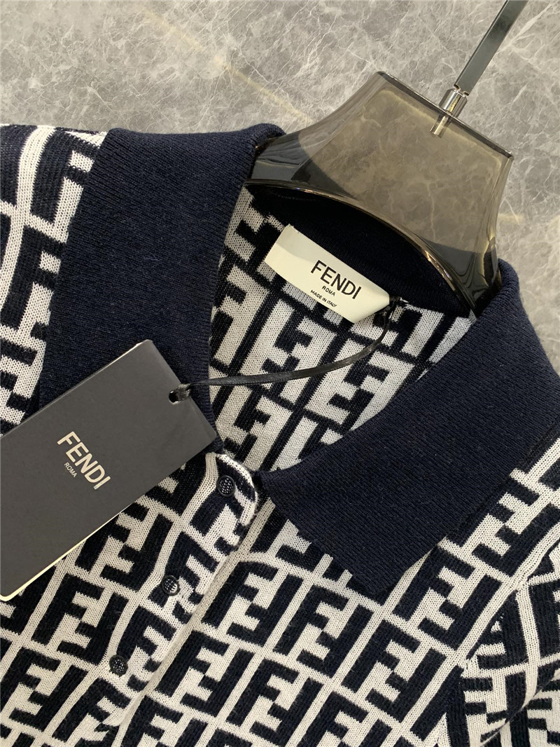 F**di presbyopic knitted short-sleeved dress replica clothing