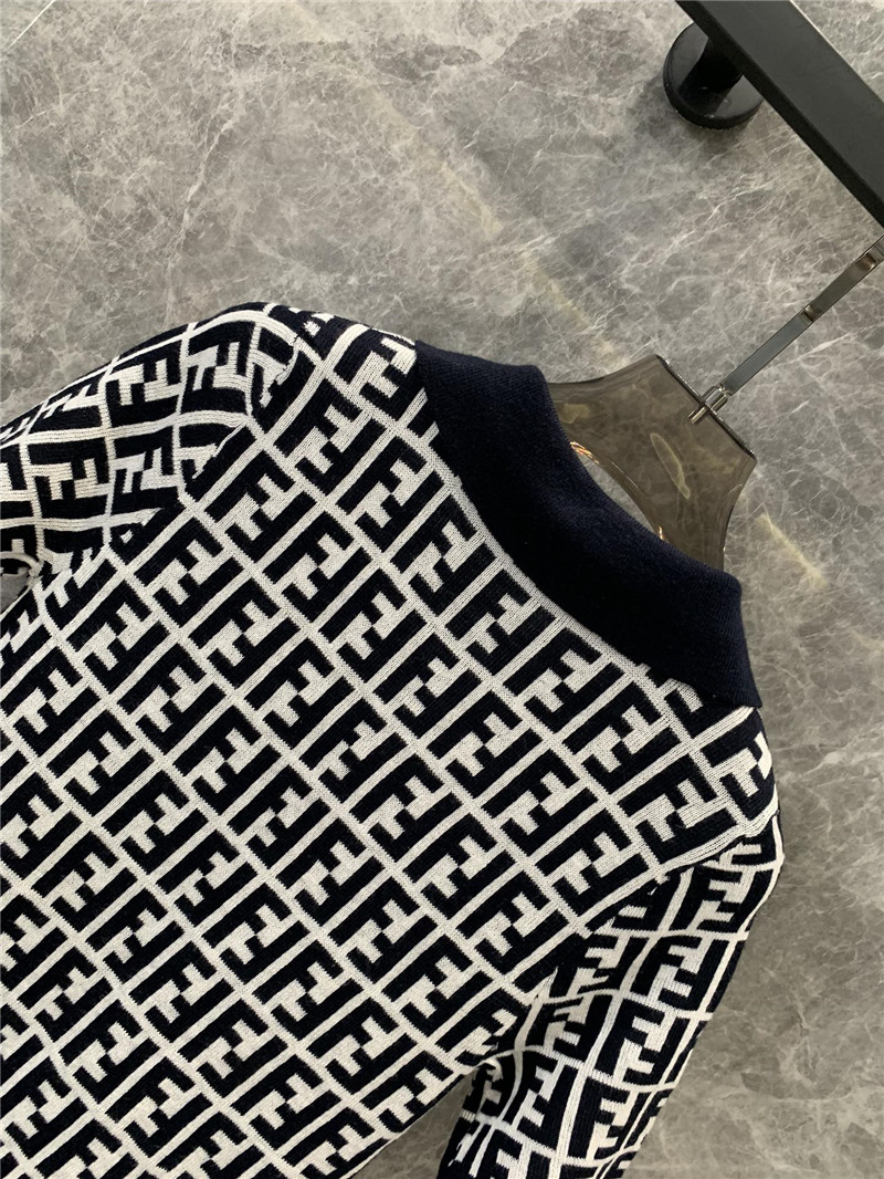 F**di presbyopic knitted short-sleeved dress replica clothing