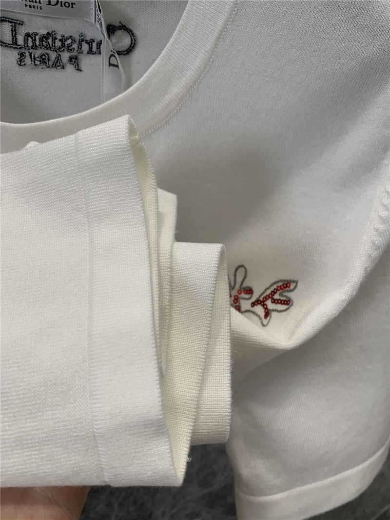 D10r knitted short sleeve top replica designer clothes