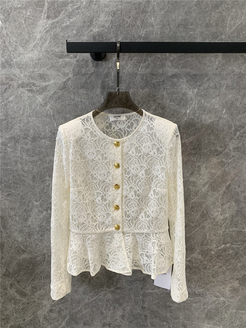 celine thin lace waist mini jacket replica d&g clothing