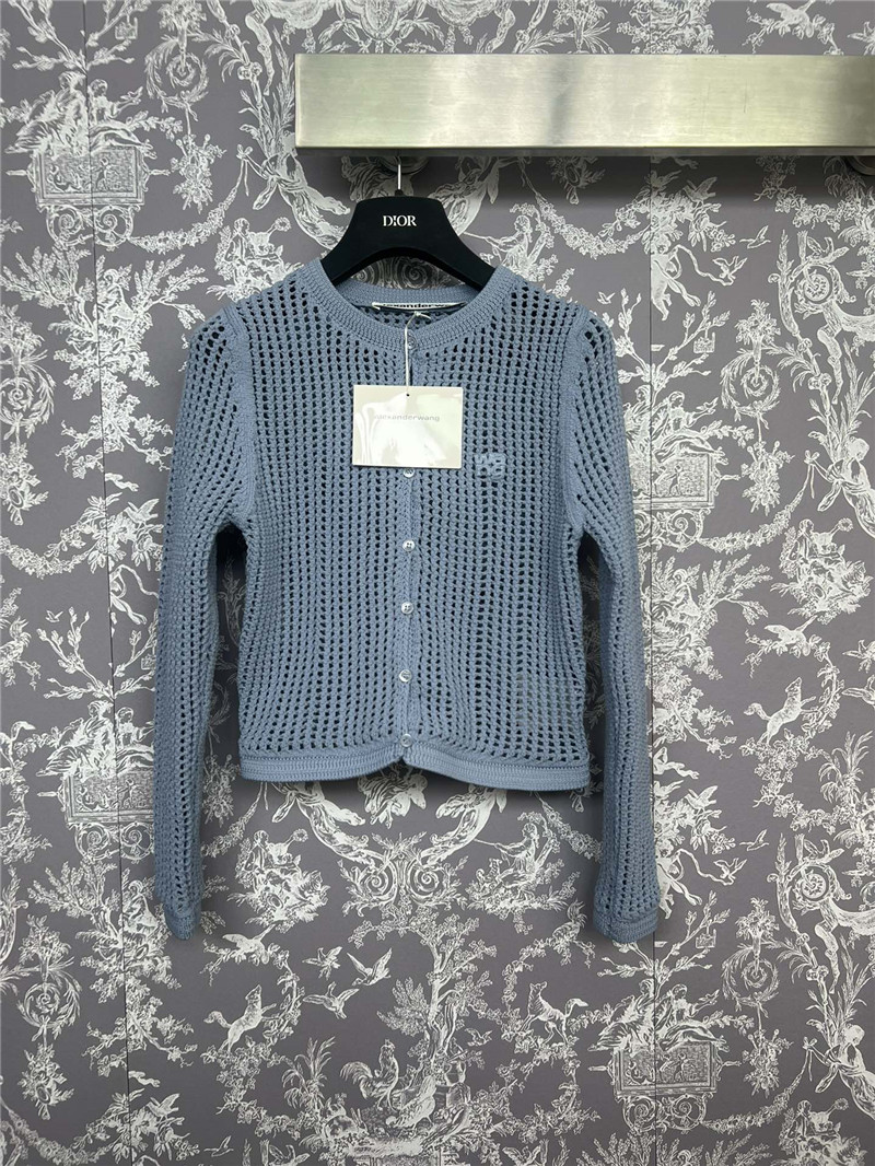 Alexander Wang Hollow Knitted Cardigan