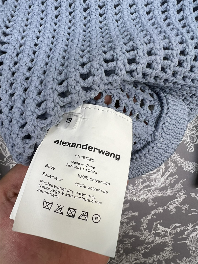 A1exa*der wang hollow knitted cardigan