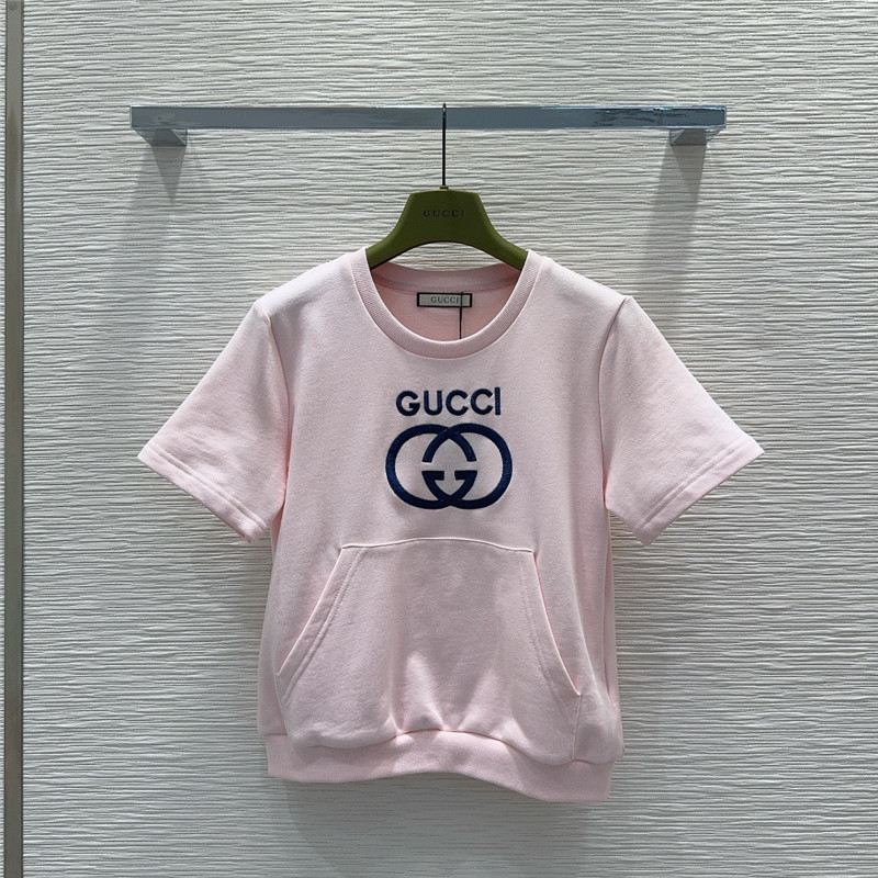 Gucci round neck T-shirt + elastic shorts set replica d&g clothing