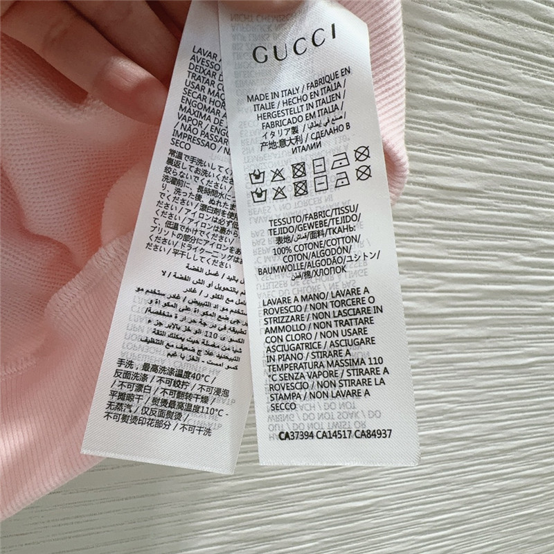 Gucci round neck T-shirt + elastic shorts set replica d&g clothing