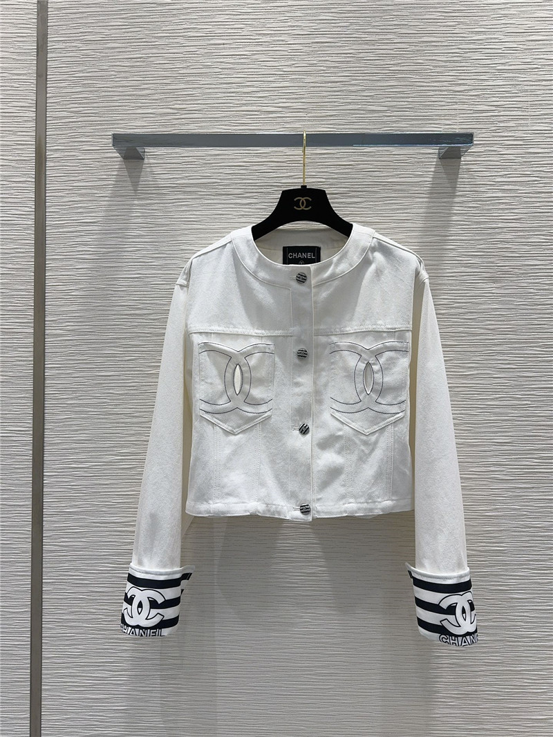 Ch**el denim jacket replica d&g clothing