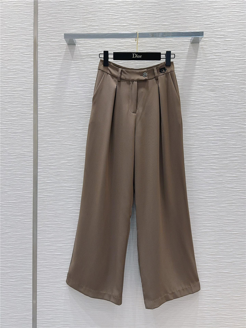 dior trousers wide leg trousers replica designer clothes