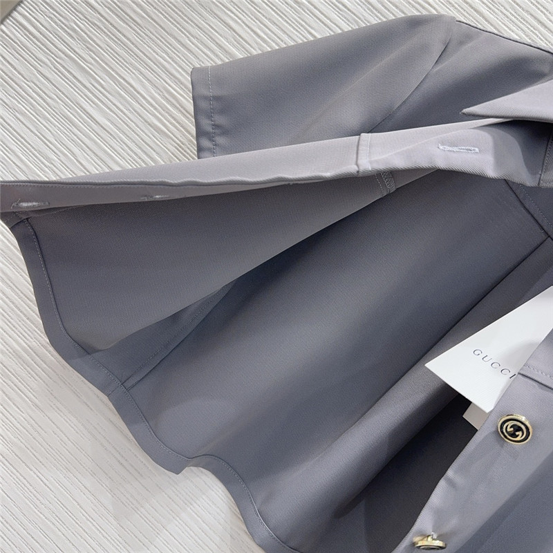 Gvc*1 lapel top + shorts set replica clothes