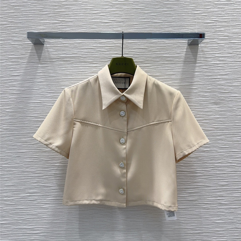 Gvc*1 lapel top + shorts set replica clothes