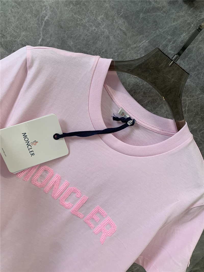 Moncler round neck short sleeve T-shirt replica designer clothes