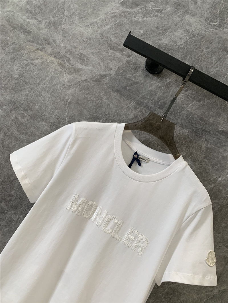 Moncler round neck short sleeve T-shirt replica designer clothes