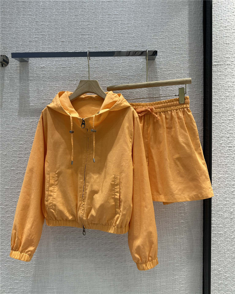 loro piana linen casual shorts suit replica clothes