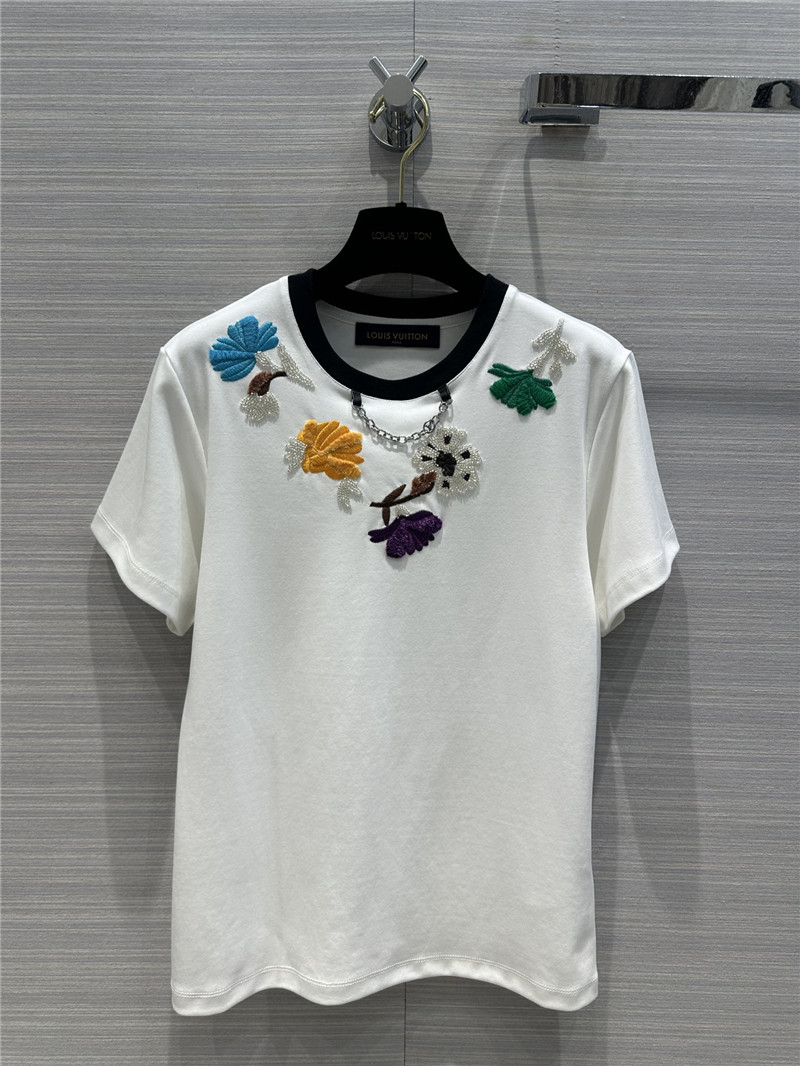 louis vuitton LV short sleeve T-shirt replica d&g clothing