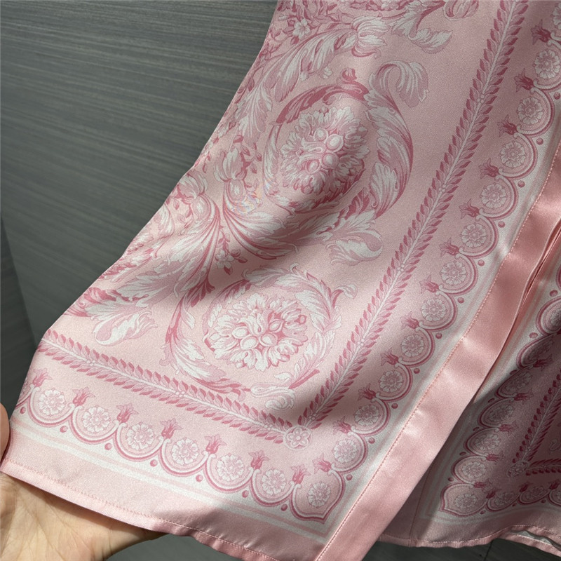 Versace color positioned printed silk shirt replica d&g clothing