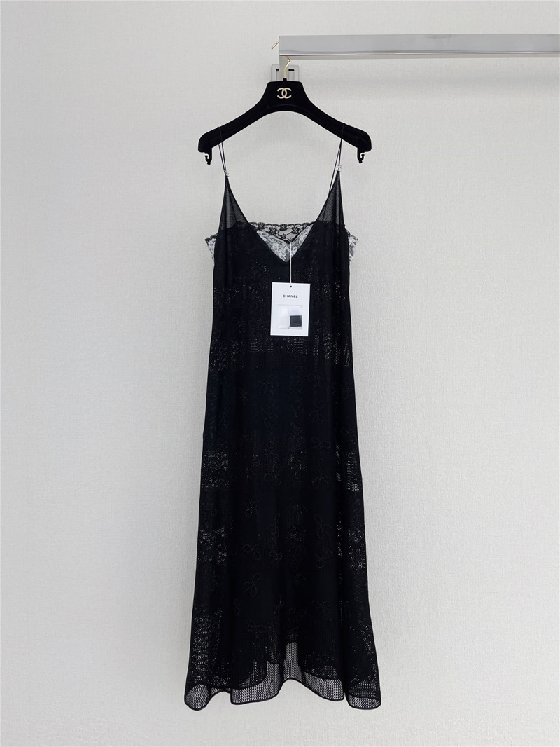 Chanel lace cutout dress replica clothing