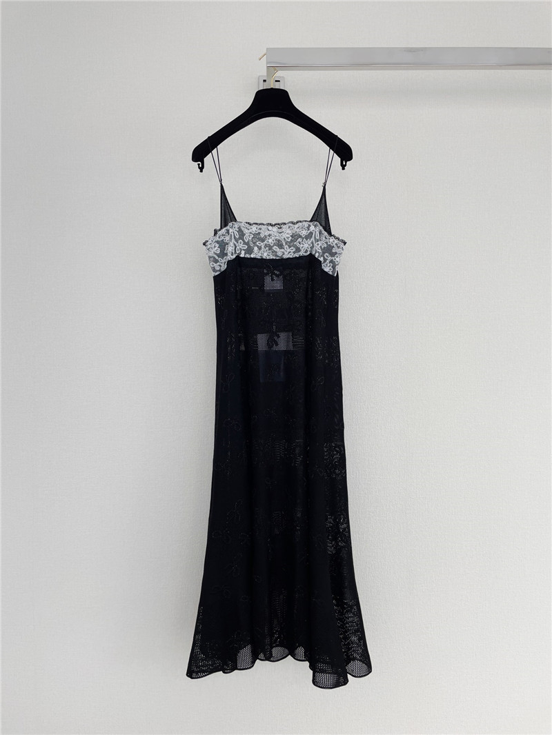 Ch**el lace cutout dress replica clothing