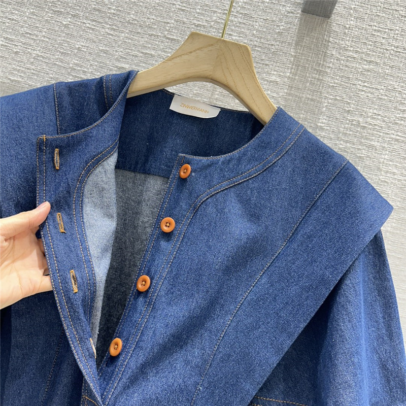 zimm belted denim dress replica d&g clothing