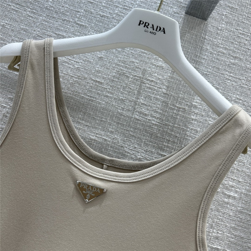 Pra*a casual vest dress replica designer clothes