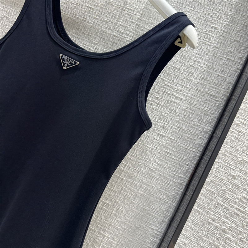 Pra*a casual vest dress replica designer clothes