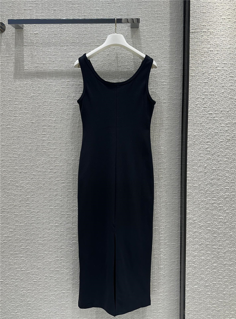 Pra*a casual vest dress replica designer clothes