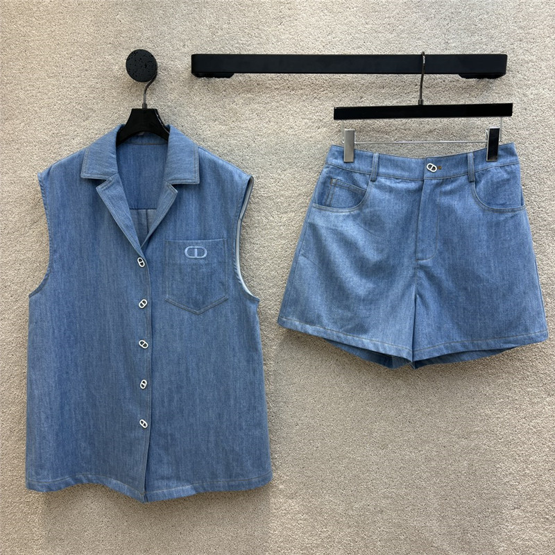 H**me5 enzyme washed denim suit replica designer clothes