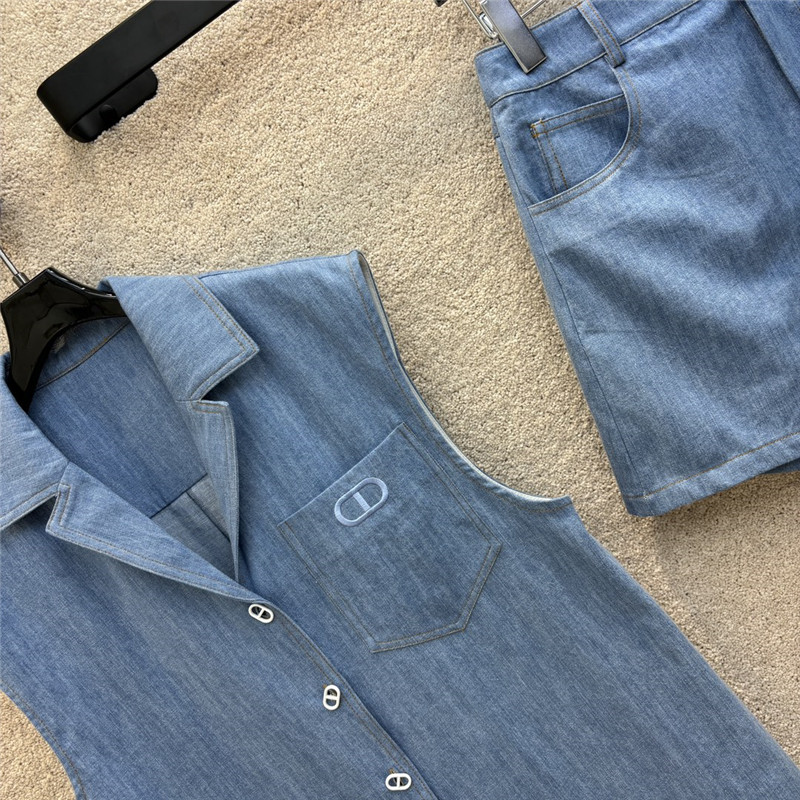 H**me5 enzyme washed denim suit replica designer clothes