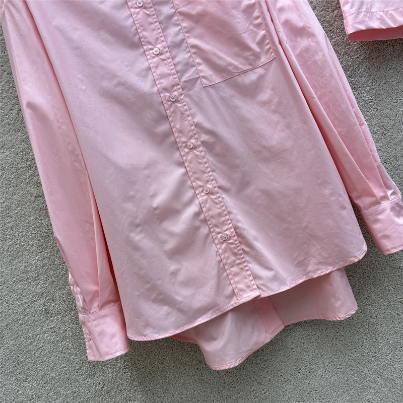 F**di long-sleeved shirt + high-waist casual pants replica clothes