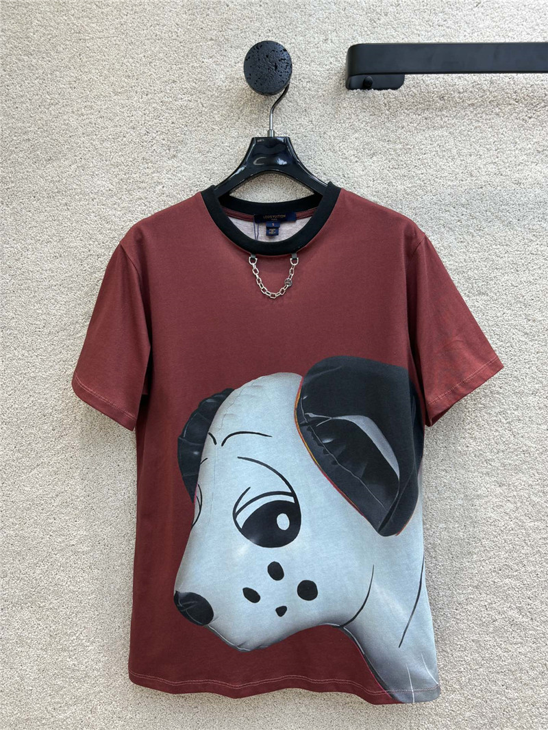 louis vuitton LV round neck short sleeve T-shirt replica clothes