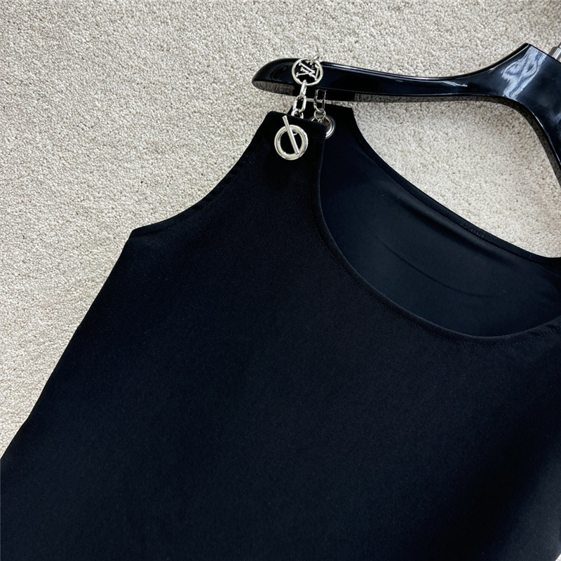 louis vuitton LV logo chain strap shift dress replica clothes