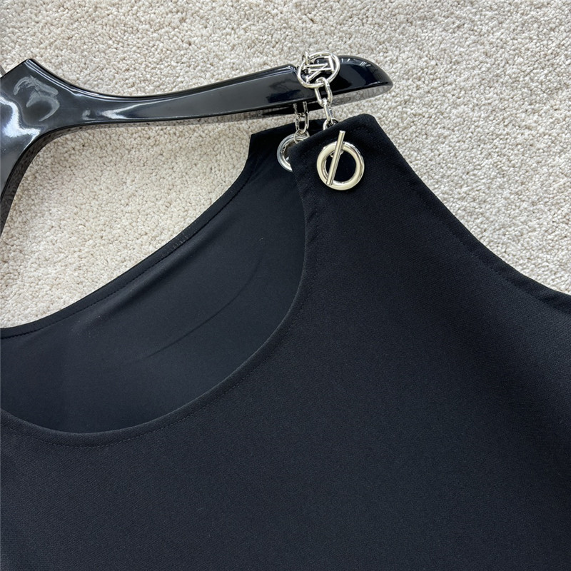 louis vuitton LV logo chain strap shift dress replica clothes