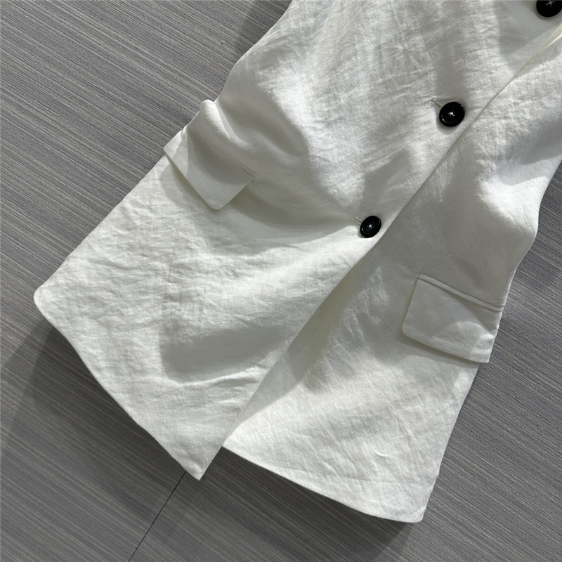 acne studios irregular hem design tube top suspender