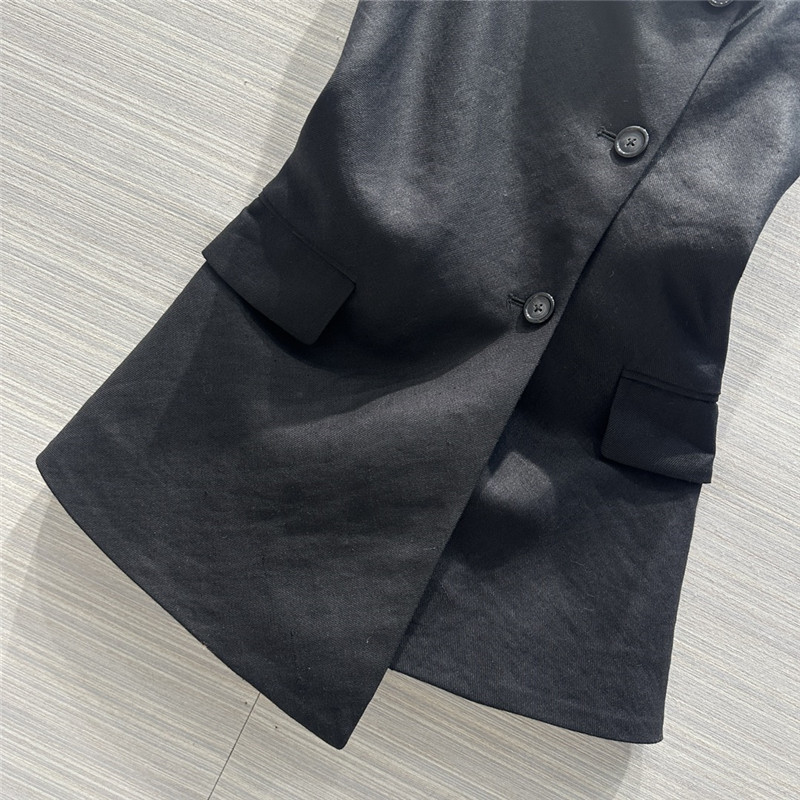 acne studios irregular hem design tube top suspender