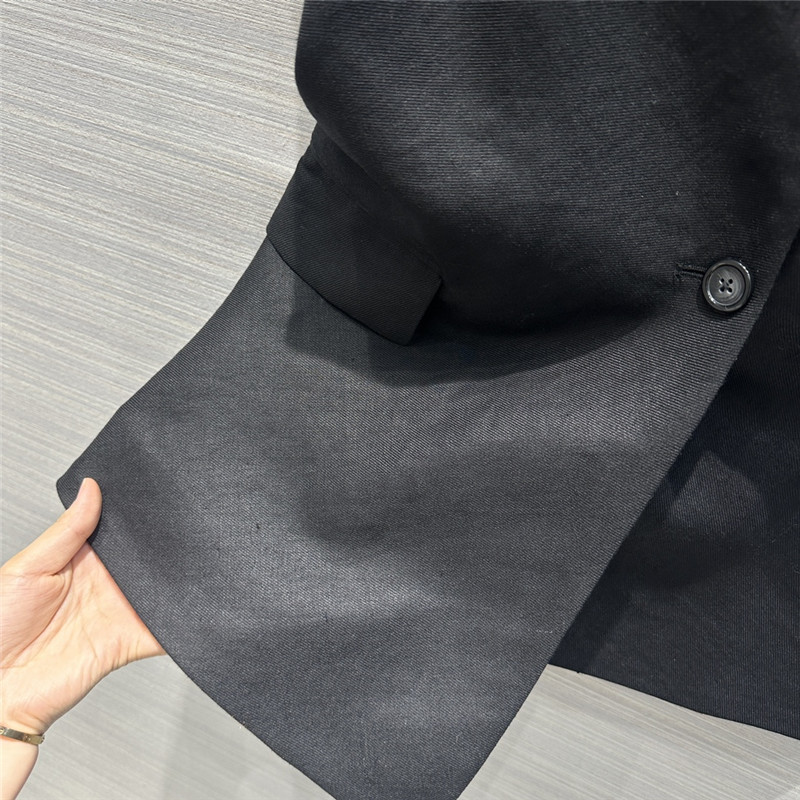 acne studios irregular hem design tube top suspender