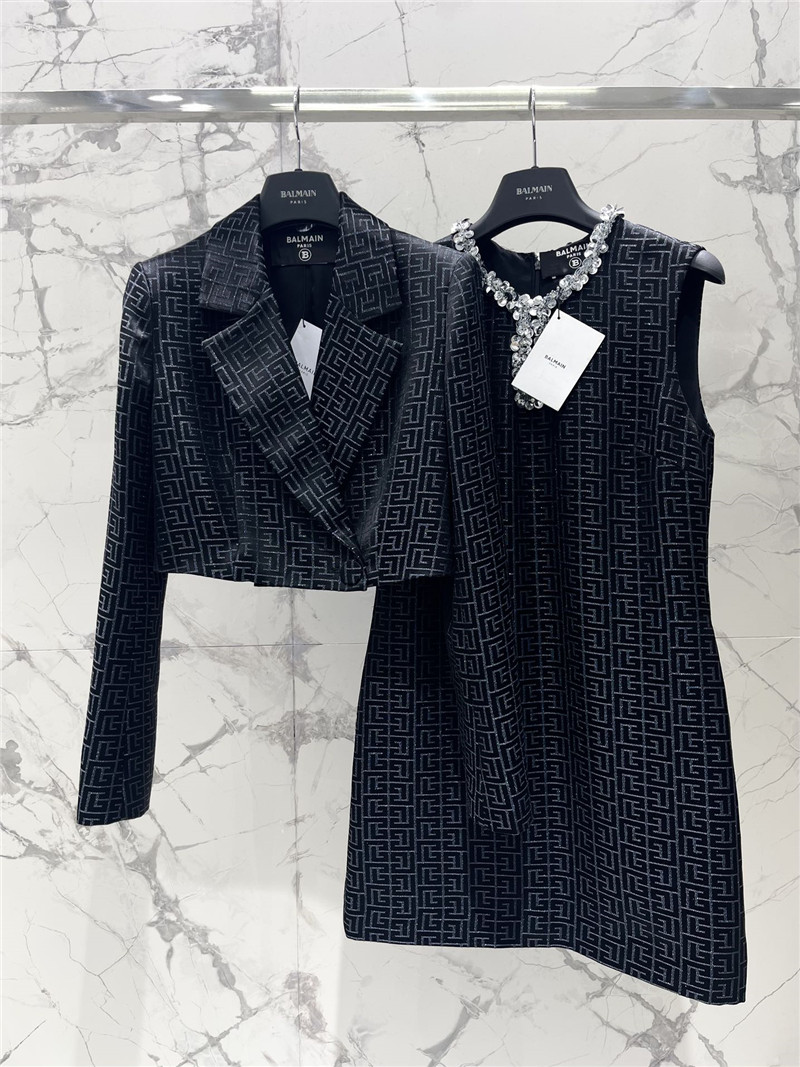 Balmain waist sleeveless dress replica d&g clothing