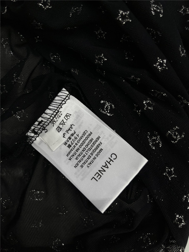 Ch**el xiaoxiang letter mesh top replica designer clothes