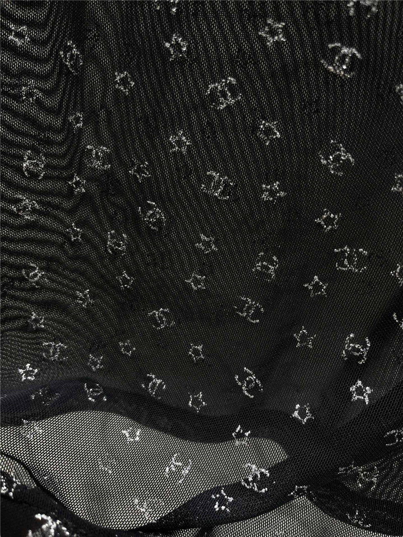 Ch**el xiaoxiang letter mesh top replica designer clothes