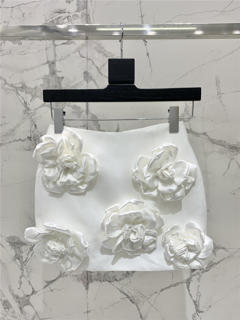 valentino three-dimensional flower skirt replica d&g clothing