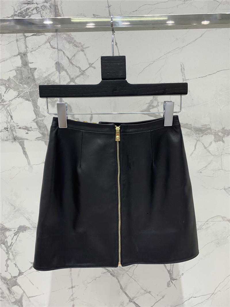 Versace leather skirtcheap replica designer clothes